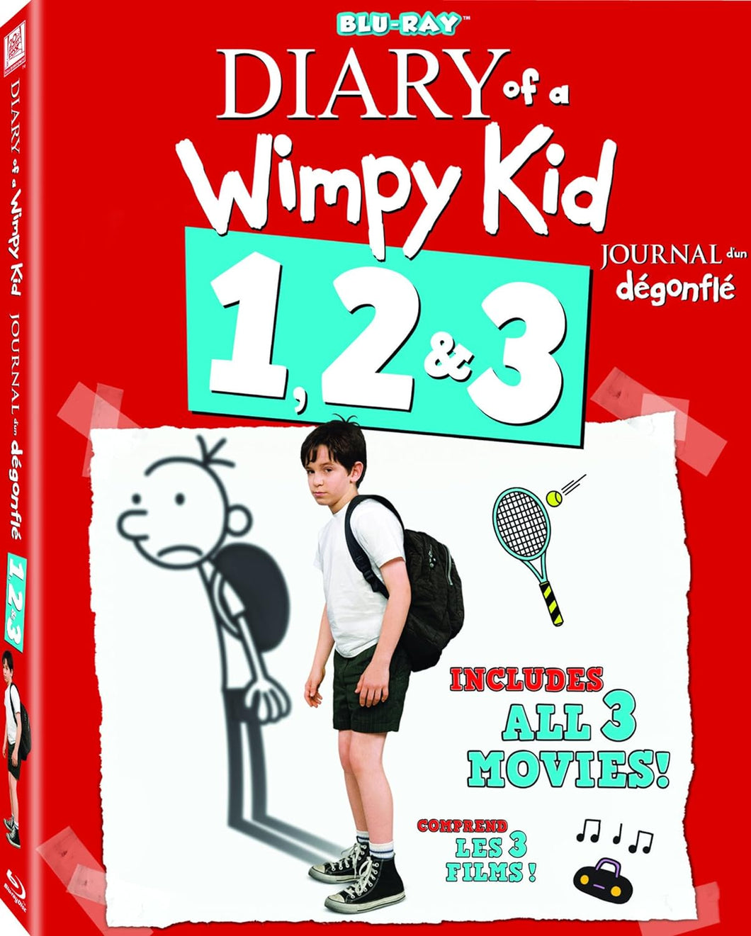 Diary Of A Wimpy Kid: 1-3 (Blu-ray)